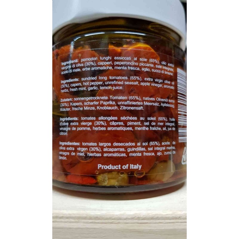 Pomodori Ciliegini essiccati al Sole 230 gr I Contadini