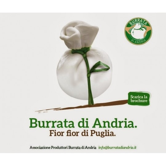 Burrata di Andria 300 gr in carta I.G.P. Montronella