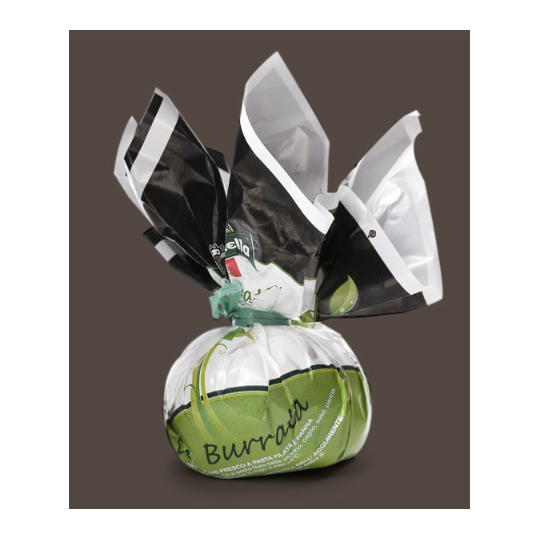 Burrata in carta di Andria I.G.P. 500 gr Montronella Caseificio Montrone