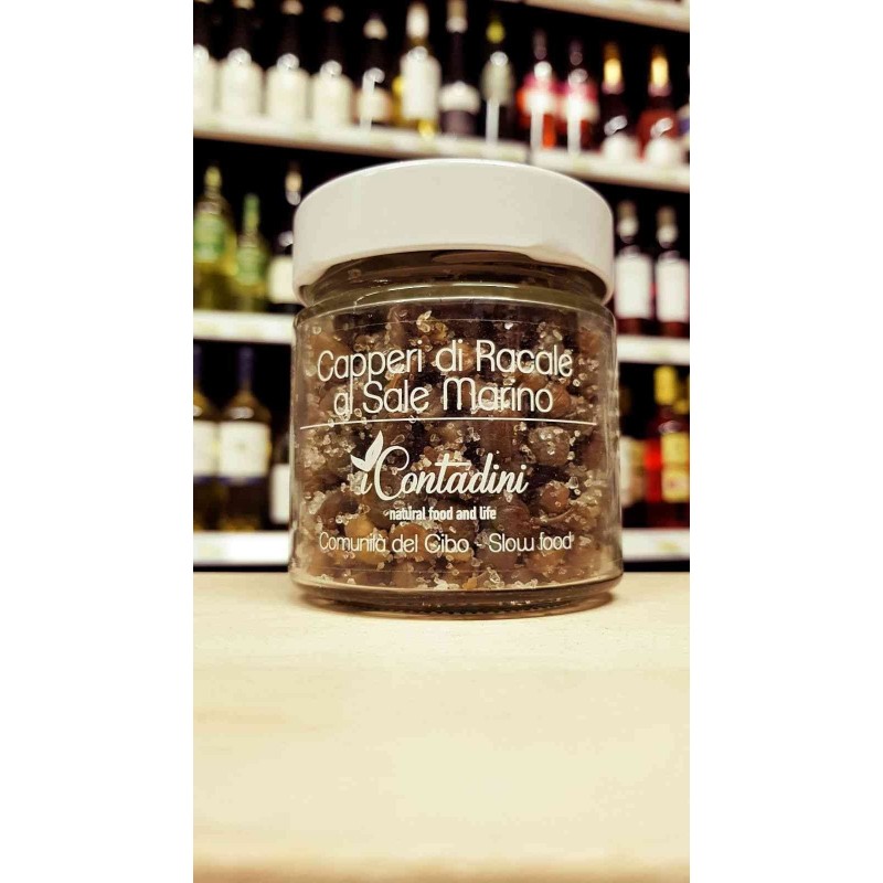 Capperi di Racale al Sale Marino 75 gr I Contadini