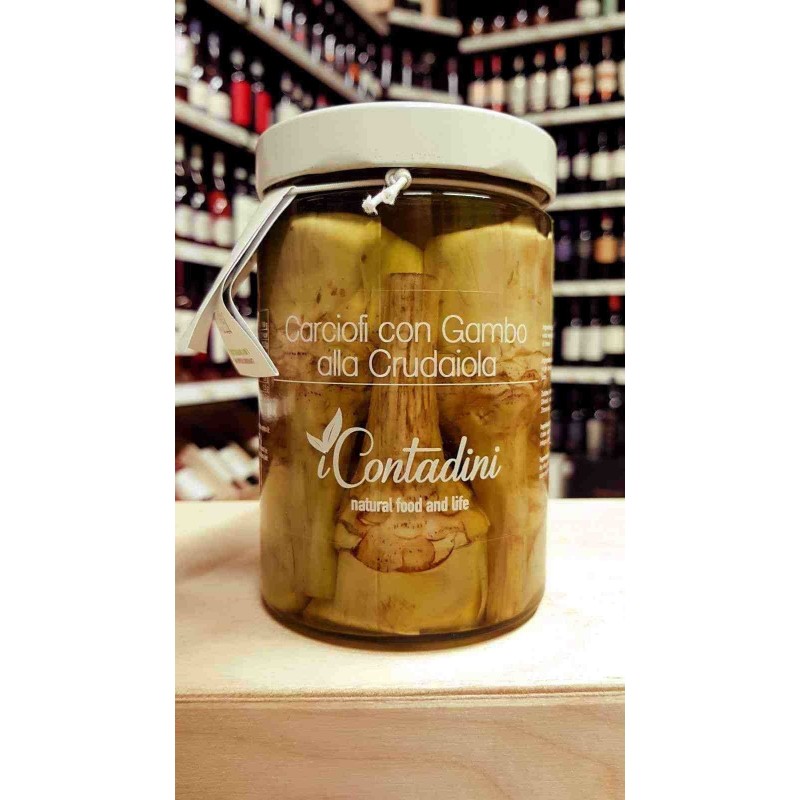 Carciofi con Gambo alla Crudaiola 520 gr I Contadini