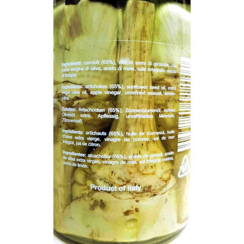 Carciofi con Gambo alla Crudaiola 520 gr I Contadini