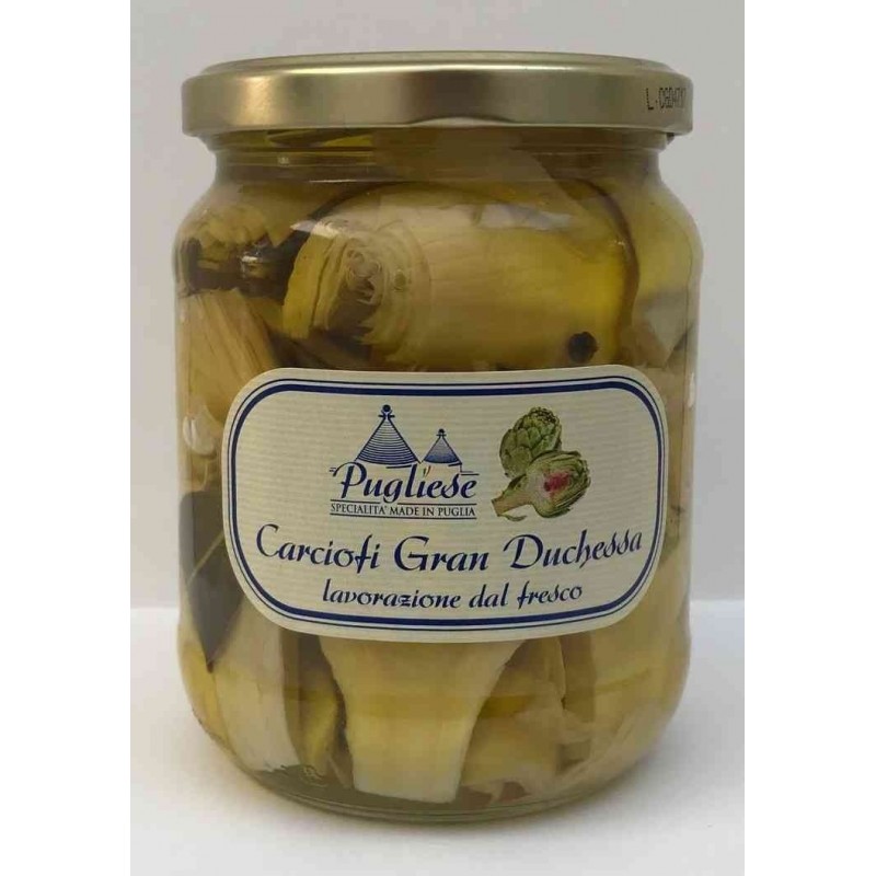 SOTT'OLIO E SOTT'ACETO  Carciofi Gran Duchessa 400 ml Pugliese Cons...