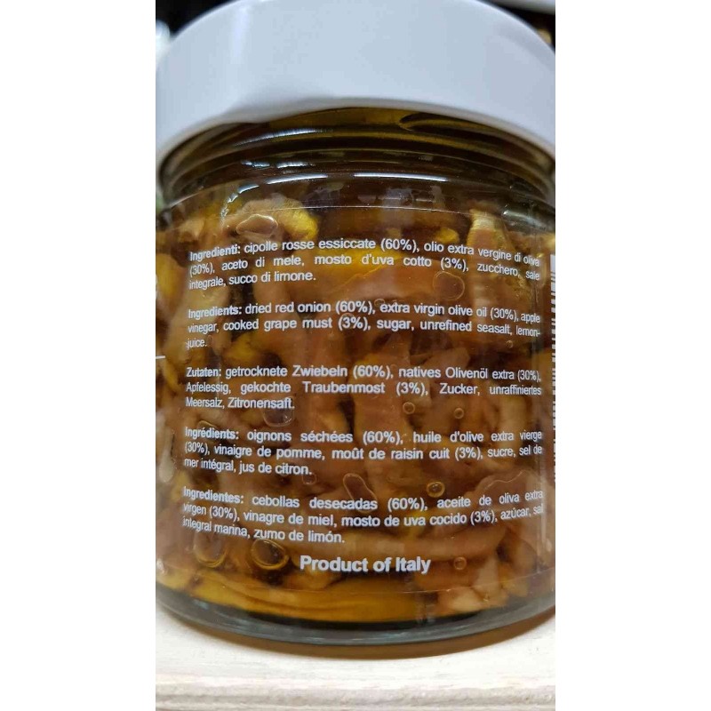 Cipolle Rosse Essiccate al mosto d'uva 230 gr I Contadini