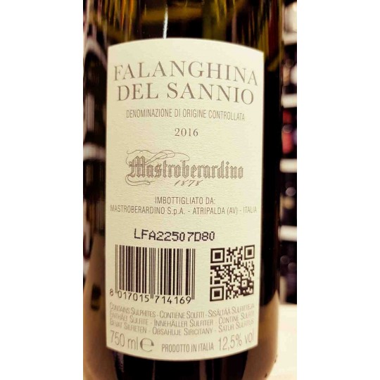 Falanghina del Sannio D.O.C. 75 cl Mastroberardino