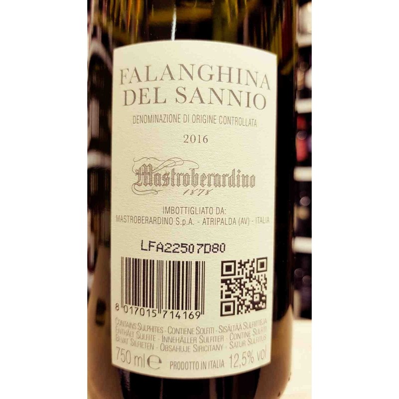 Falanghina del Sannio DOC Mastroberrardino