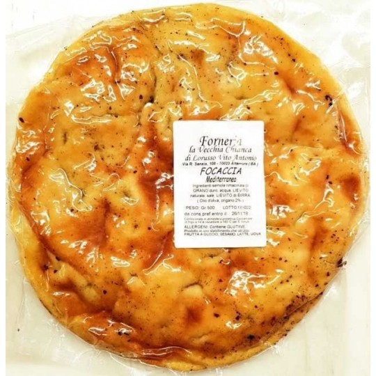 Focaccia al Pomodoro 500 gr Forneria la Vecchia Chianca