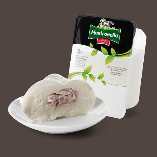 Mozzarella al Prosciutto 125 gr Montronella Caseificio Montrone Mozzarella al Prosciutto 125 gr Montronella Caseificio Montrone