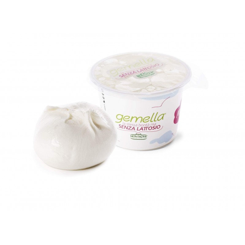 Mozzarella Gemella Senza Lattosio 4 x 125 g Caseificio Montrone 500gr