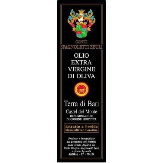 Conte Spagnoletti Zeuli Olio Extra-Vergine di Oliva Terra di Bari DOP