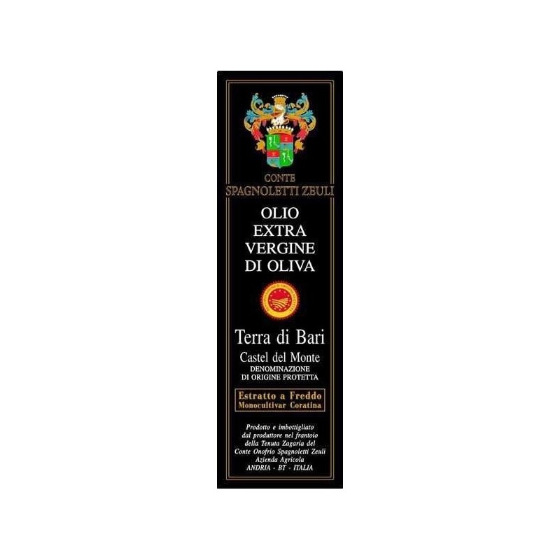 Olio Extra-Vergine di Oliva DOP 250 ml Conte Spagnoletti Zeuli