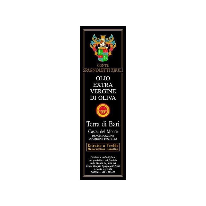 Olio Extra-Vergine di Oliva DOP 500 ml Conte Spagnoletti Zeuli