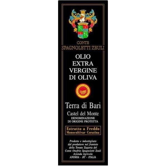 Olio Extra-Vergine di Oliva Terra di Bari DOP 1 litro Conte Spagnoletti Zeuli