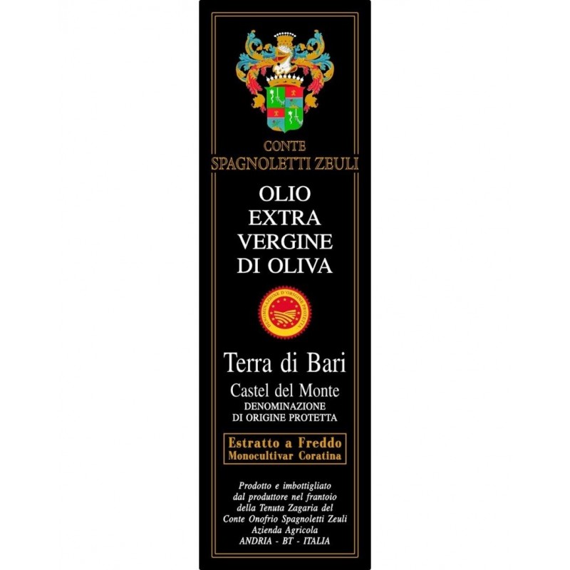 Olio Extra-Vergine di Oliva Terra di Bari DOP 750 ml Conte Spagnoletti Zeuli