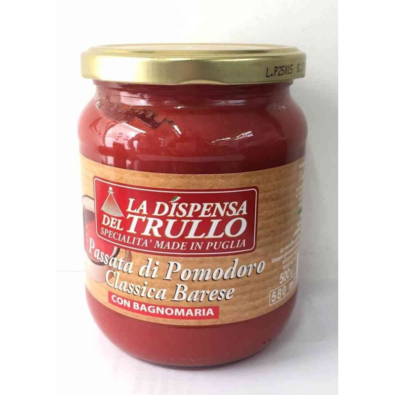 Pugliese Conserve Puglia Passata di Pomodoro classica Barese 500 ml...