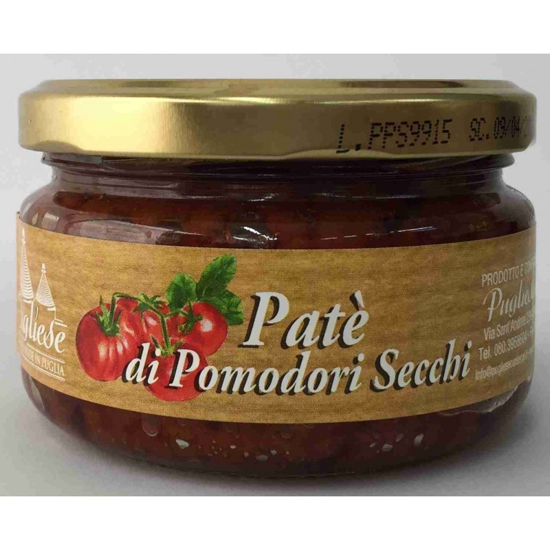 Pugliese Conserve Puglia Paté di Pomodori Secchi 228 ml Pugliese Co...