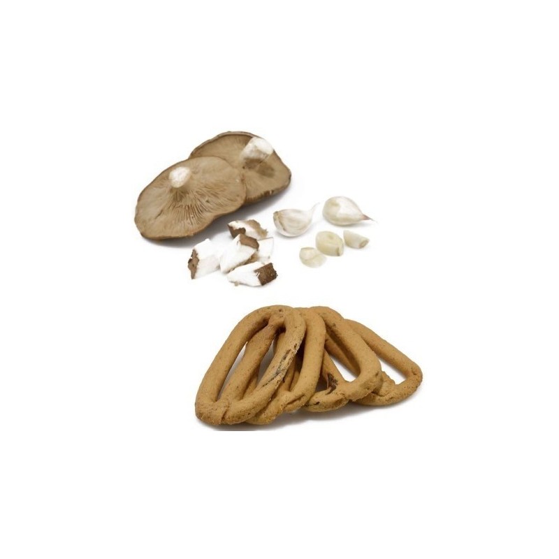 Taralli ai Funghi al Mattone Busta da 400 grammi Tarallificio San Padre Pio