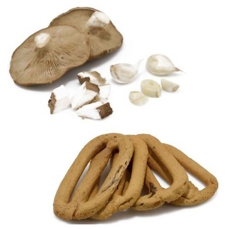 Taralli ai Funghi al Mattone Busta da 400 grammi Tarallificio San Padre Pio