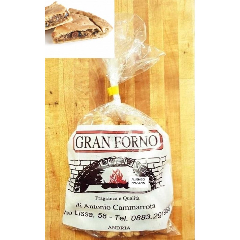 Taralli al Calzone (cipolle e Uvetta) 250 gr Gran Forno