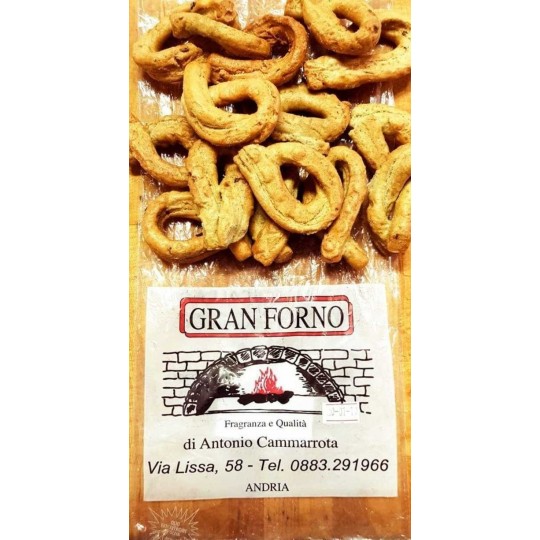 Taralli al Gusto di Patate e Rosmarino 250 gr Gran Forno