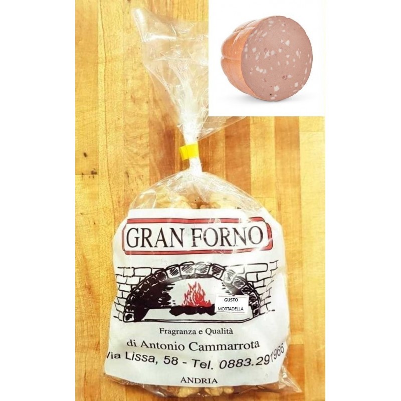Gran Forno Gran Forno Taralli al Gusto Mortadella 250 gr Gran Forno