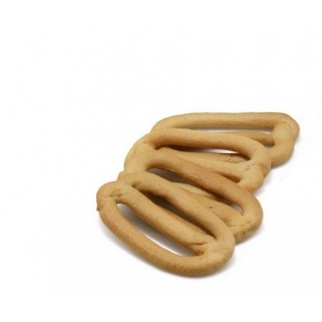 Taralli al Seme di Finocchio al Mattone Busta da 400 grammi Tarallificio San Padre Pio