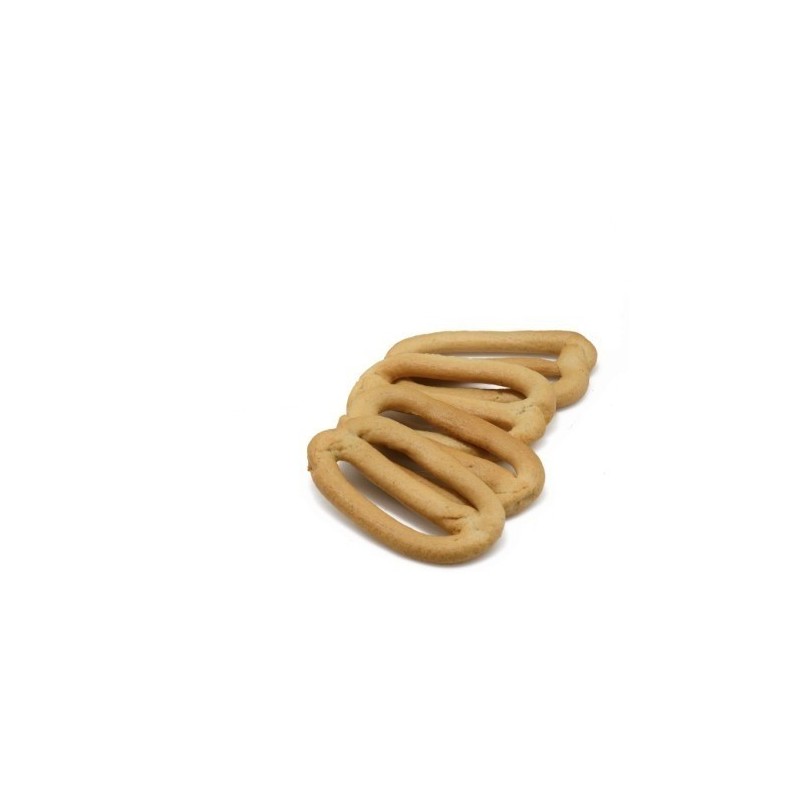 Taralli al Seme di Finocchio al Mattone Busta da 400 grammi Tarallificio San Padre Pio
