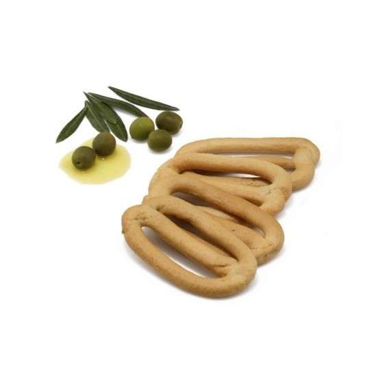 Taralli all' Olio di Oliva Busta da 400 grammi Tarallificio San Padre Pio
