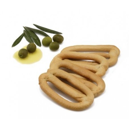 Taralli all' Olio di Oliva Busta da 400 grammi Tarallificio San Padre Pio