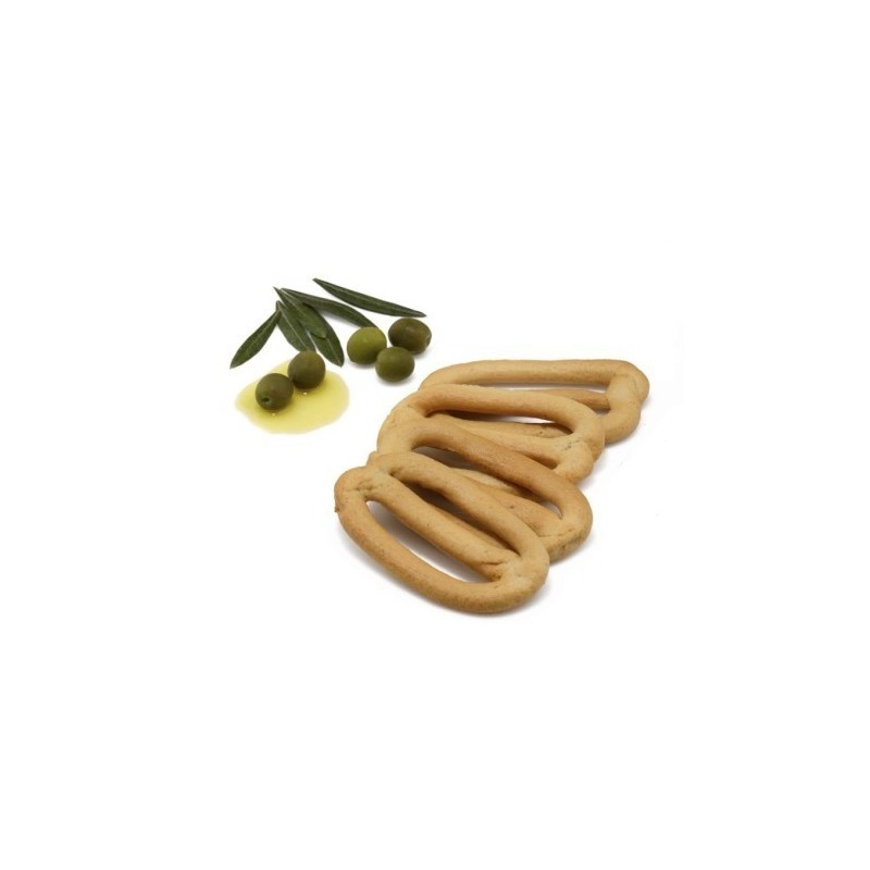 Taralli all' Olio di Oliva Busta da 400 grammi Tarallificio San Padre Pio