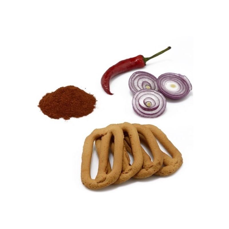 Taralli alla Messicana al Mattone Busta da 400 grammi Tarallificio San Padre Pio