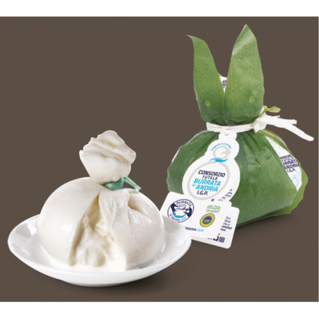Burrata di Andria 350 gr in carta I.G.P. Montronella
