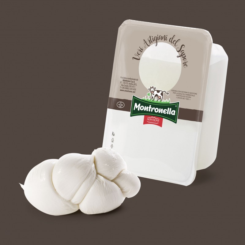 Caseificio Montrone Freschi Treccia di Mozzarella 125 g Montronella...