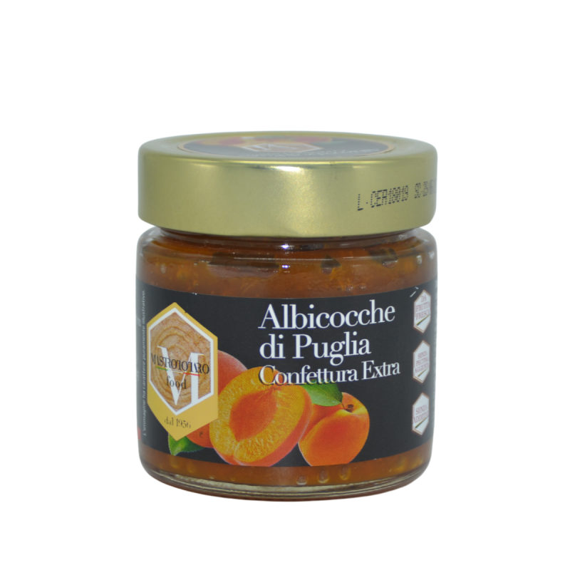 Confettura Extra di Albicocche di Puglia 250g Mastrototaro Food