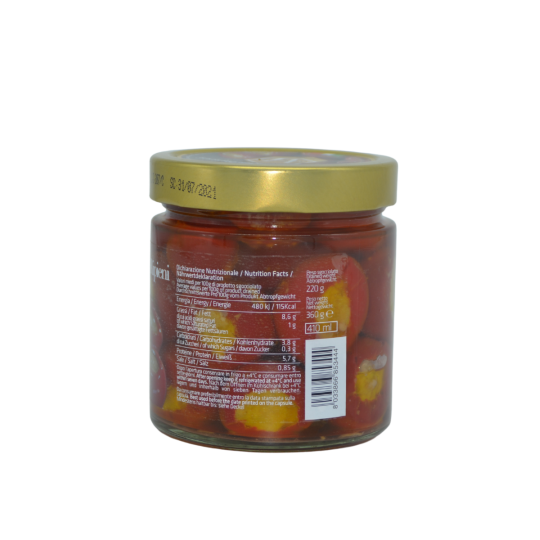 Peperoncini ripieni 360g Mastrototaro Food