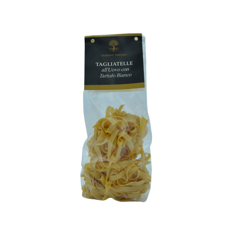 PASTA SECCA Tagliatelle all'uovo con Tartufo Bianco 250 g - Sassone...