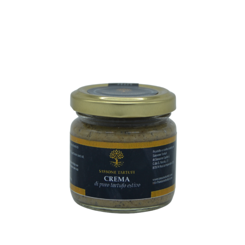 SALSE E CONDIMENTI Crema di puro Tartufo Estivo 80g - Sassone Tartufi