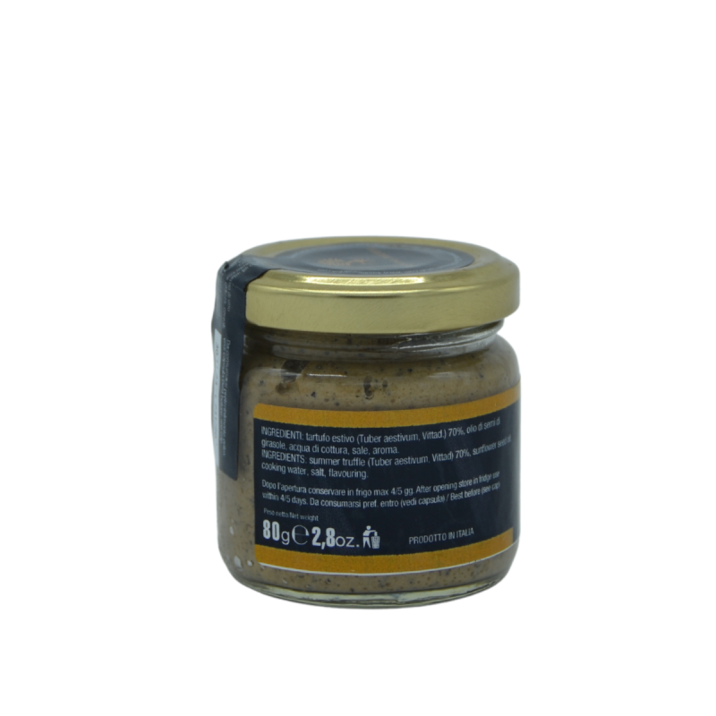 Crema di puro Tartufo Estivo 80g - Sassone Tartufi