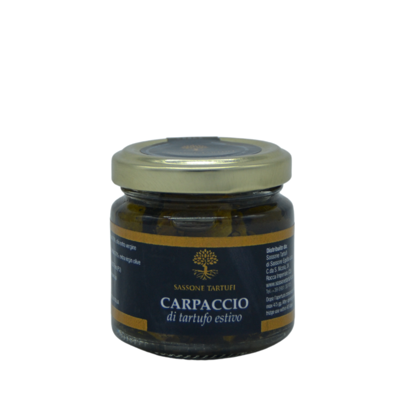 SOTT'OLIO E SOTT'ACETO  Carpaccio di Tartufo Estivo 80g - Sassone T...
