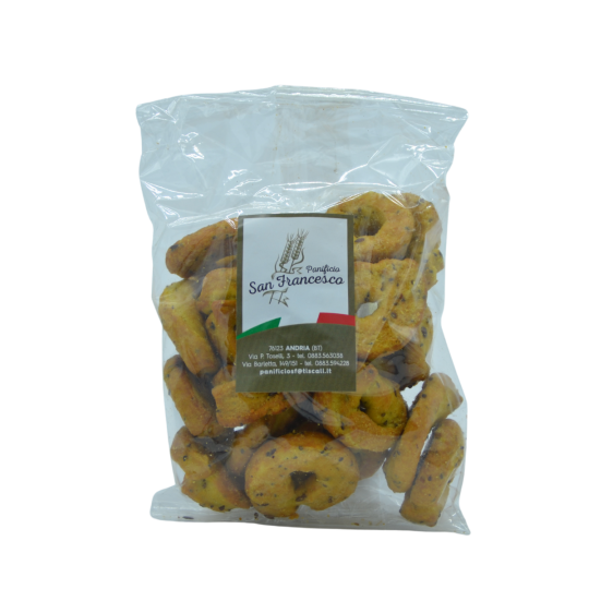 Taralli Kurkuchia 200g - Panificio San Francesco