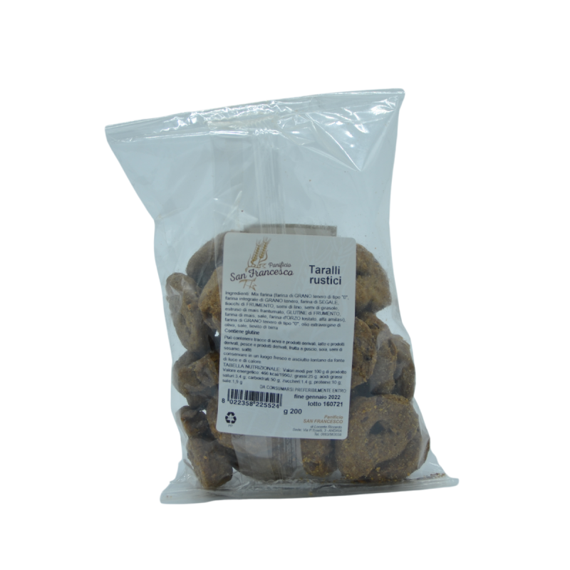 Taralli rustici 200g - Panificio San Francesco