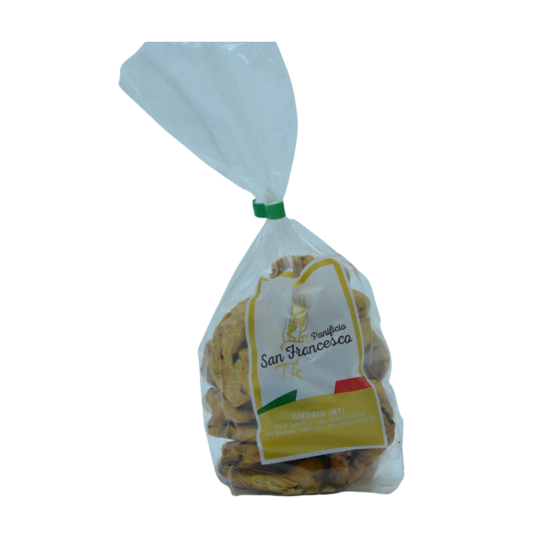 Taralli scaldati al calzone 250g - Panificio San Francesco