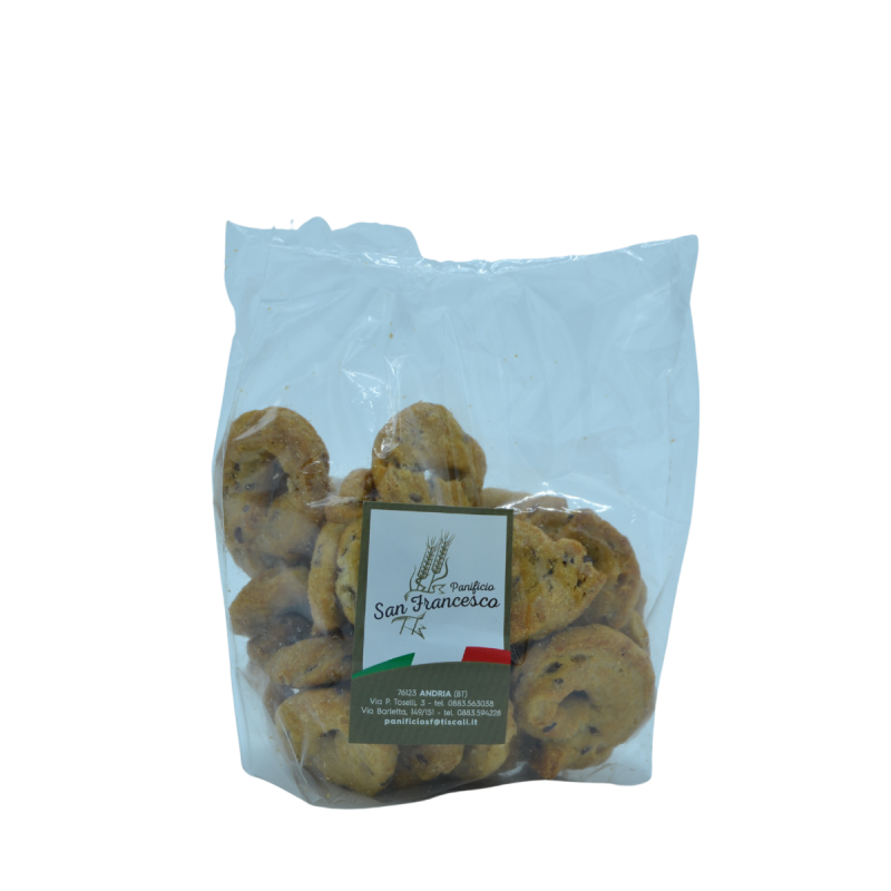 TARALLI Taralli semi di girasole 200g - Panificio San Francesco