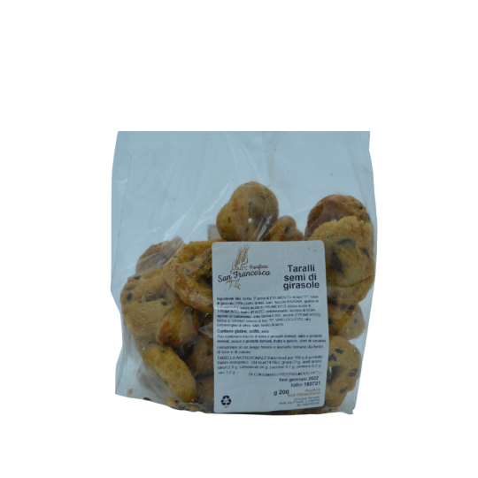 Taralli semi di girasole 200g - Panificio San Francesco