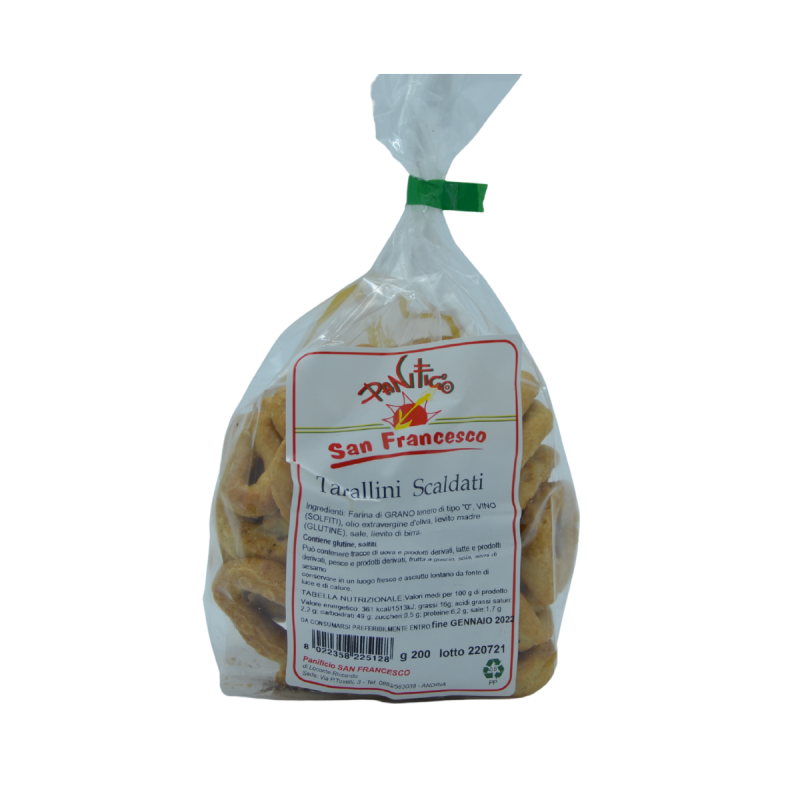 Tarallini scaldati 200 g - Panificio San Francesco