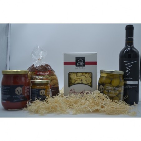 Box natalizio di prodotti tipici pugliesi