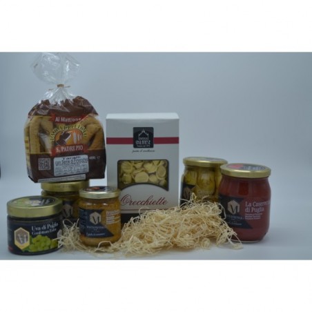 Box natalizio di prodotti tipici pugliesi