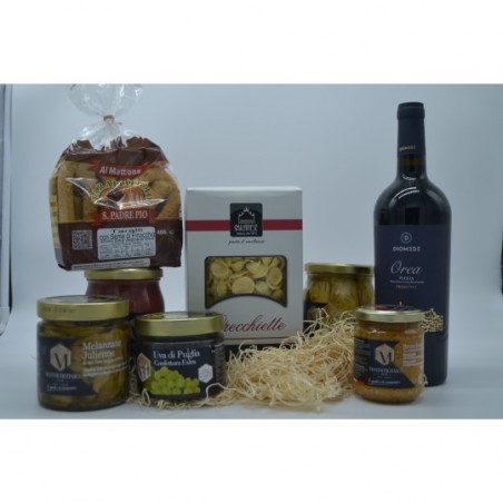 Box natalizio di prodotti tipici pugliesi