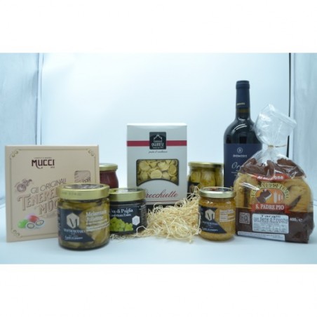 Box natalizio di prodotti tipici pugliesi