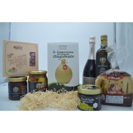 Box natalizio di prodotti tipici pugliesi